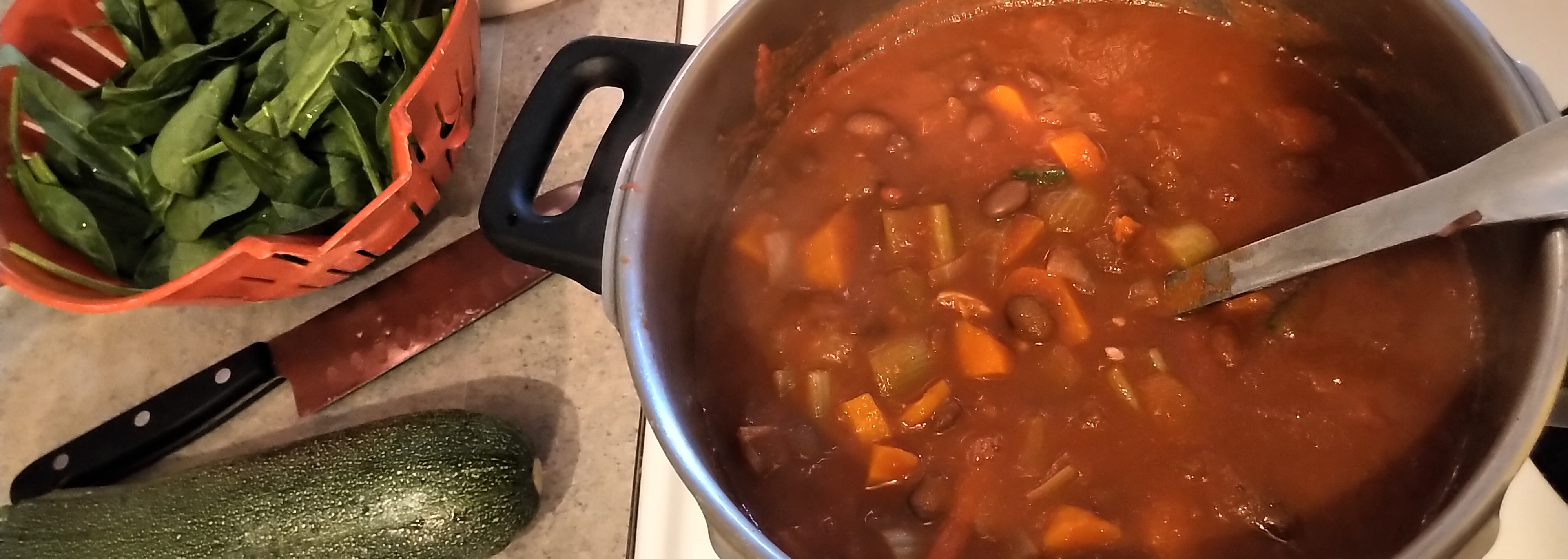 Pot of chili